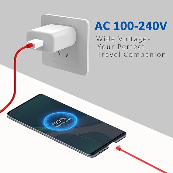 SG Vooc/SuperVooc/Dash/Flash 80W Charger Kit (Adapter + Cable)